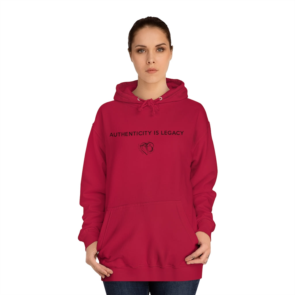 Authentically Branded Unisex College Hoodie 6 - Your Canvas for Comfort and Creativity